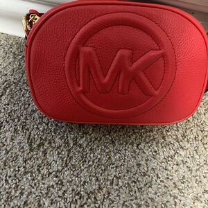 Michael Kors Vibrant Red Crossbody Bag